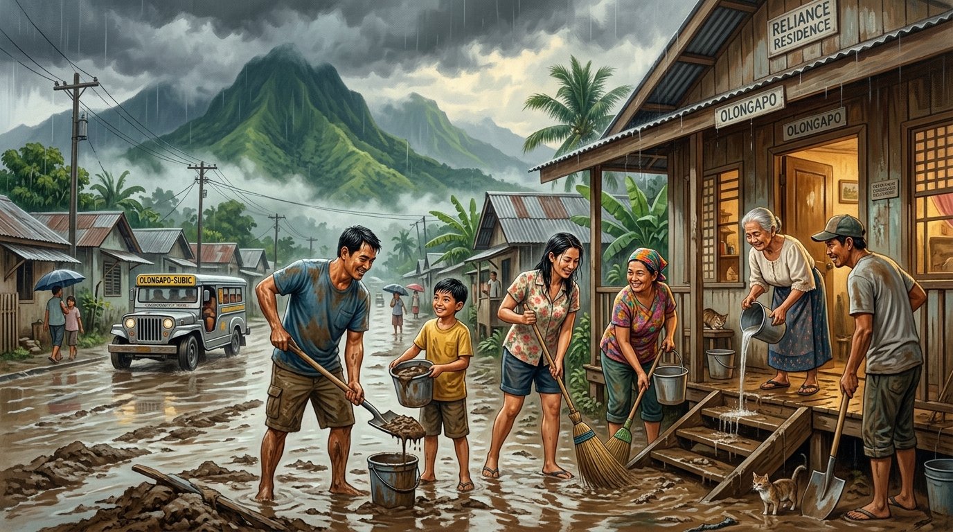 Olongapo City Cleanup after the floods.